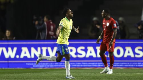 Rodrygo abriu o placar na vitória do Brasil contra o Equador