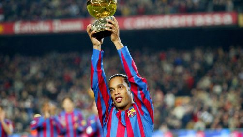 Ronaldinho conquistou Bola de Ouro em 2005