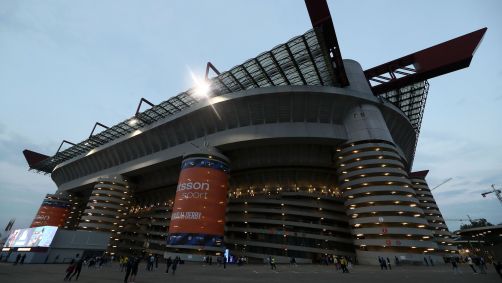 Estádio San Siro, em Milão, Itália