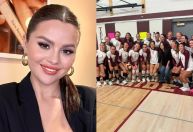 Selena Gomez faz surpresa e vai a jogo de vôlei de fãs: "Elas pediram!"
