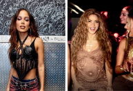 Anitta e Shakira se encontram em gravação e levantam rumores de parceria