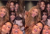 Shakira posta vídeo dançando com Anitta e outras personalidades latinas