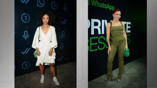 Kênia Bárbara e Priscilla no show de estreia do primeiro single do novo álbum de Flora Gil