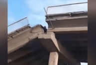 Vídeo mostra ponte em Pokrovsk que teria sido atingida por ataque russo