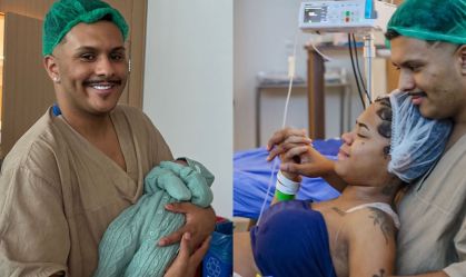 Influenciadora dá à luz 1º filho e relata quase 12h de trabalho de parto