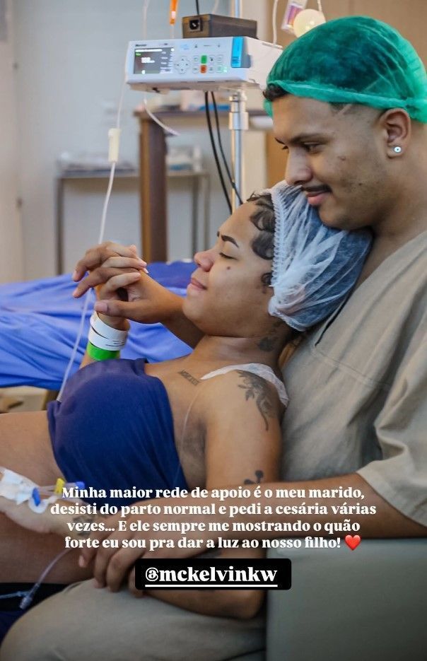 Sthe Carvalho relata a importância do apoio do marido, MC Kelvin • Instagram/ Sthe Carvalho