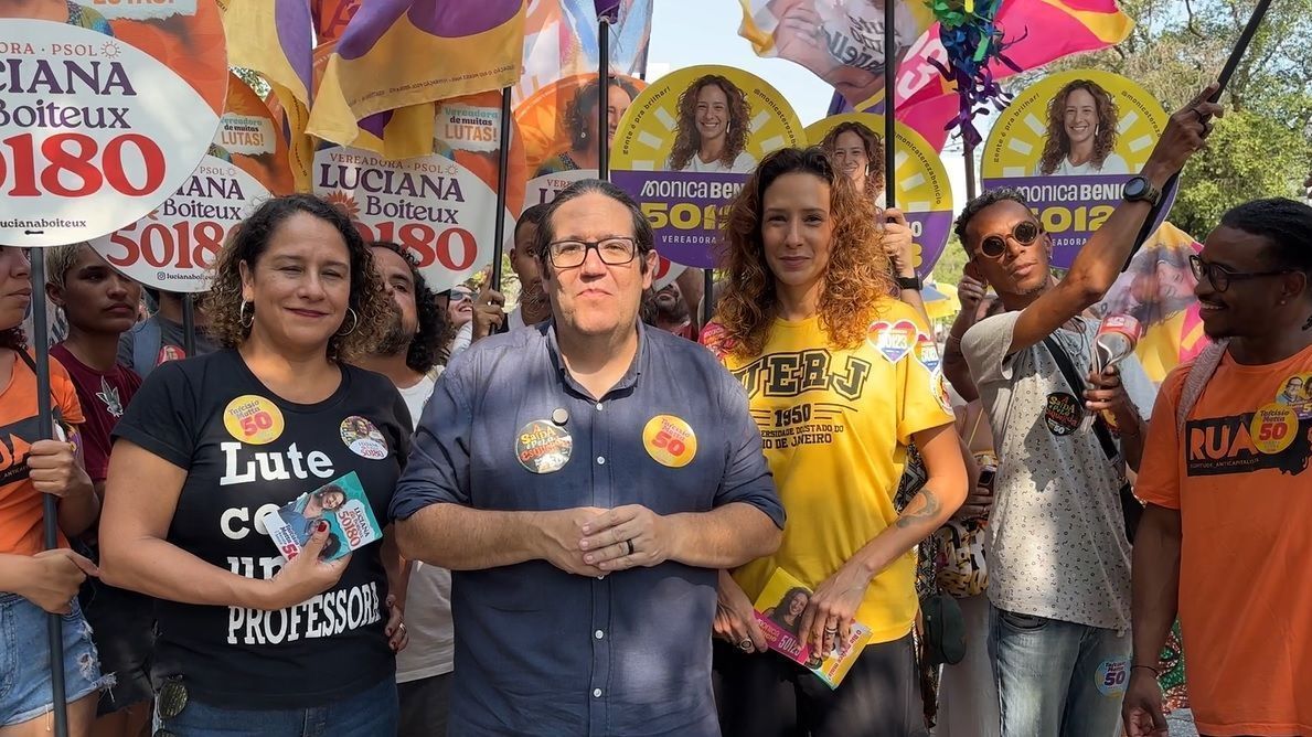 Tarcísio diz que, caso seja eleito, os estudantes terão um incentivo grande, incluindo até a mobilidade pelo Rio de forma gratuita • Divulgação