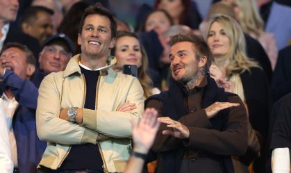 Beckham e Tom Brady vão a partida da 3ª divisão inglesa; saiba o motivo