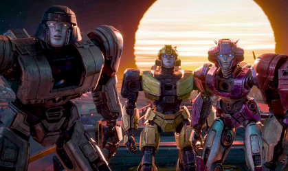 Imagem de divulgação de "Transformers: O Início"