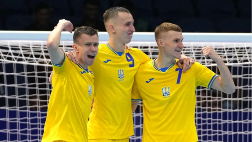 Ucrânia irá encarar o Brasil na semifinal da Copa do Mundo de Futsal