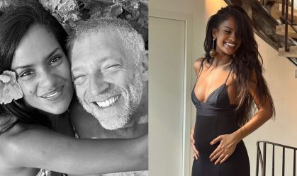 Modelo brasileira anuncia gravidez do primeiro filho com Vincent Cassel