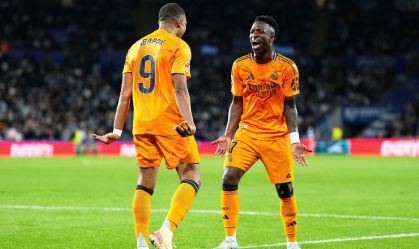 Vini Jr. e Mbappé marcaram os gols da vitória do Real Madrid sobre a Sociedad