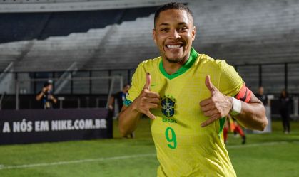 Com gol de Vitor Roque, Brasil vence México em amistoso sub-20