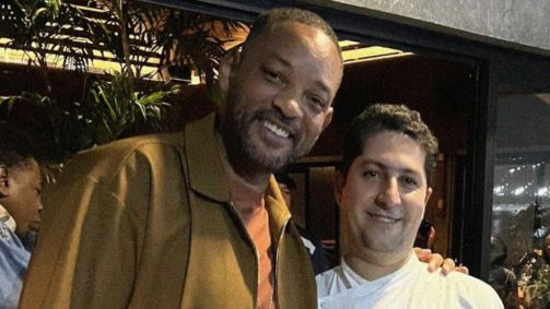 Will Smith posa para foto em passeio pelo Rio de Janeiro