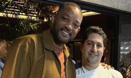 Will Smith visita churrascaria em passeio pelo Rio de Janeiro