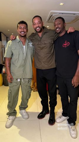 Xamã compartilha foto ao lado de Will Smith • Instagram/Xamã