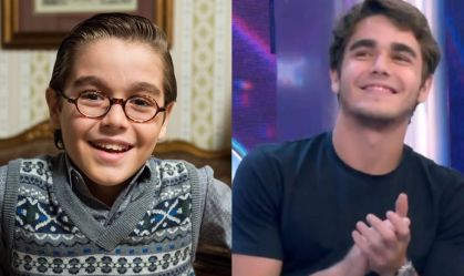 Aos 20 anos, ator-mirim de "Malhação" impressiona ao aparecer em programa