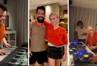 Após Rock in Rio, Zara Larsson curte churrasco na casa de Dennis; veja