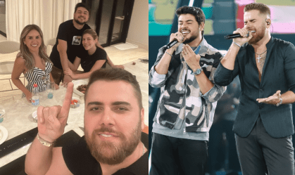 Afastados dos palcos, Zé Neto e Cristiano aparecem em família; veja foto