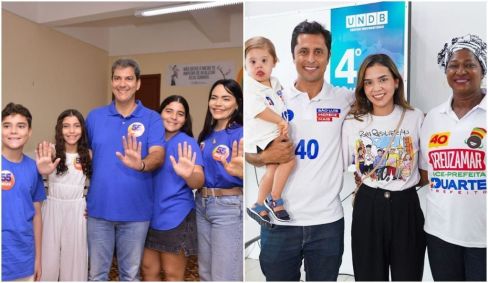 Candidatos a prefeito de São Luís, Eduardo Braide (PSD) e Duarte (PSB) votaram neste domingo (6)