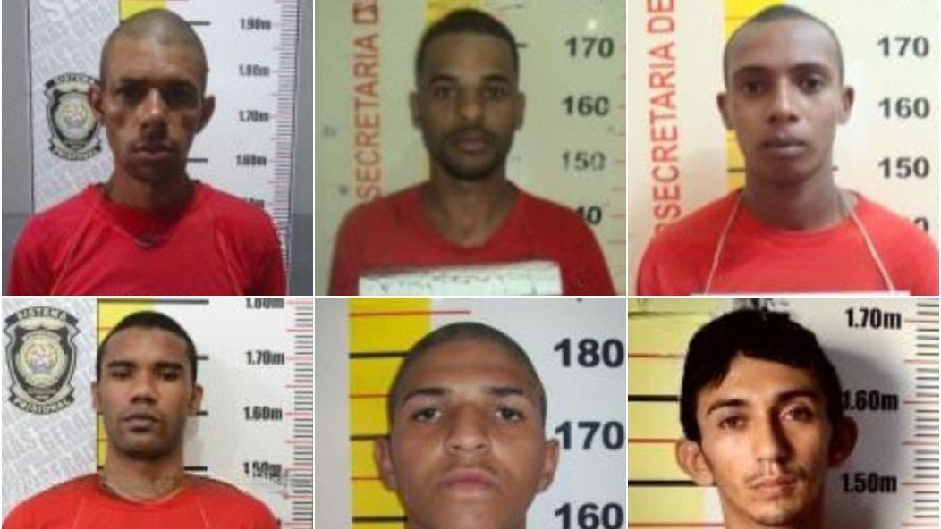 Detentos que fugiram de penitenciária em MG