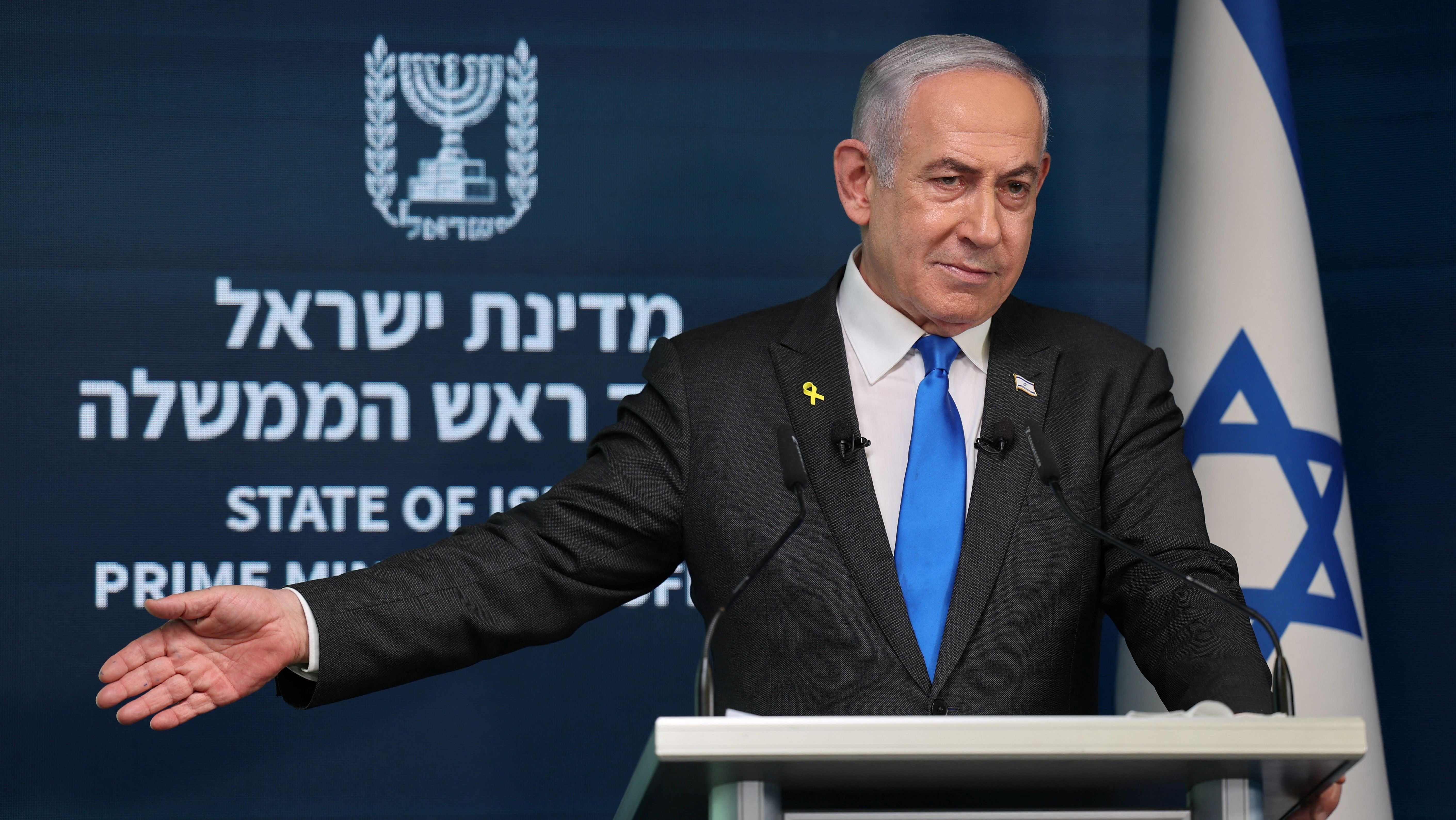 Premiê israelense Benjamin Netanyahu em Jerusalém