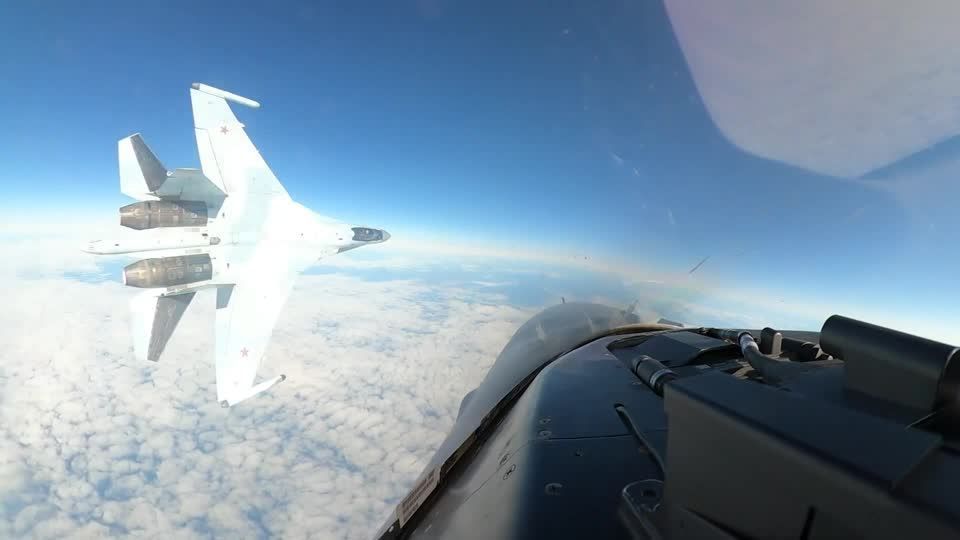 Russian jet flies dangerously close to U.S. F-16 over Alaska