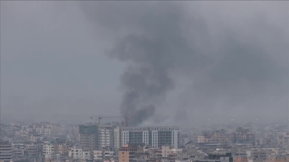 Smoke rises in Beirut as Israel keeps up strikes