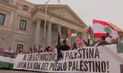 Oito pessoas são presas em marcha pró-Palestina na Espanha