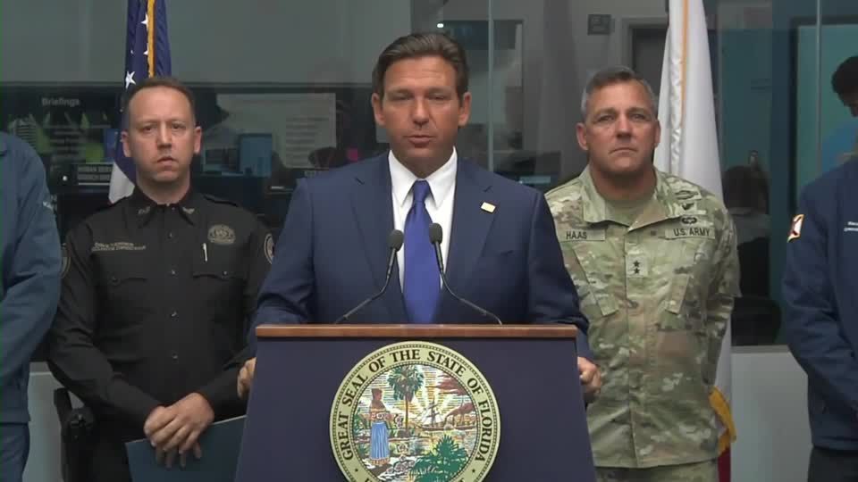 Governor DeSantis tells Floridians to prepare for 'major impact' of hurricane Milton