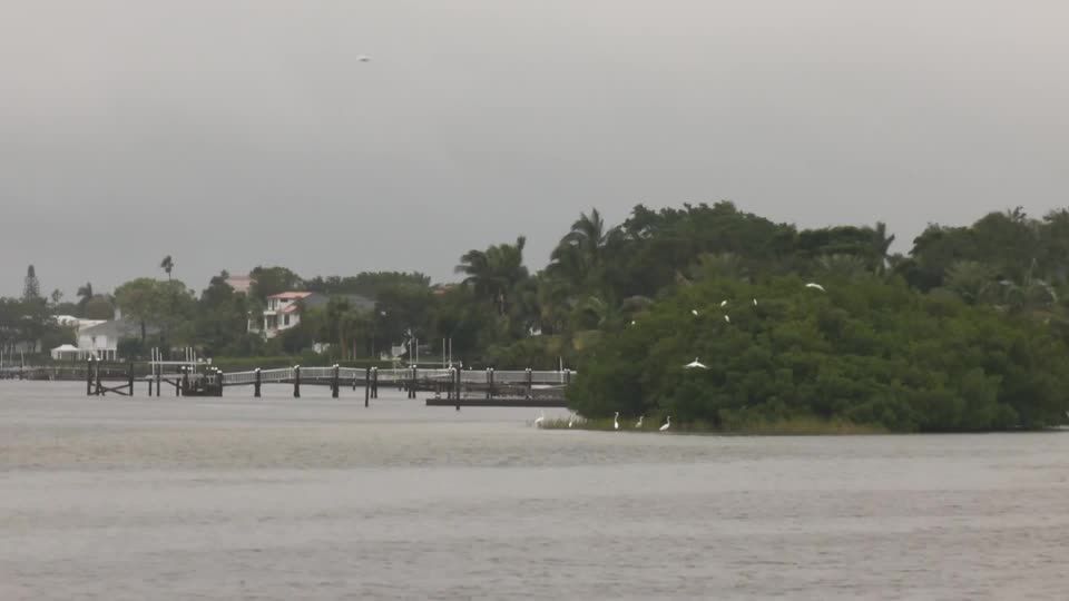 Morning in Sarasota, Florida as Hurricane Milton expected to make landfall