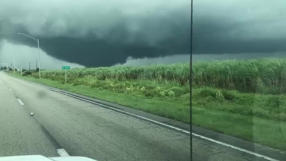 Possible tornado spotted in Florida ahead of hurricane Milton's arrival