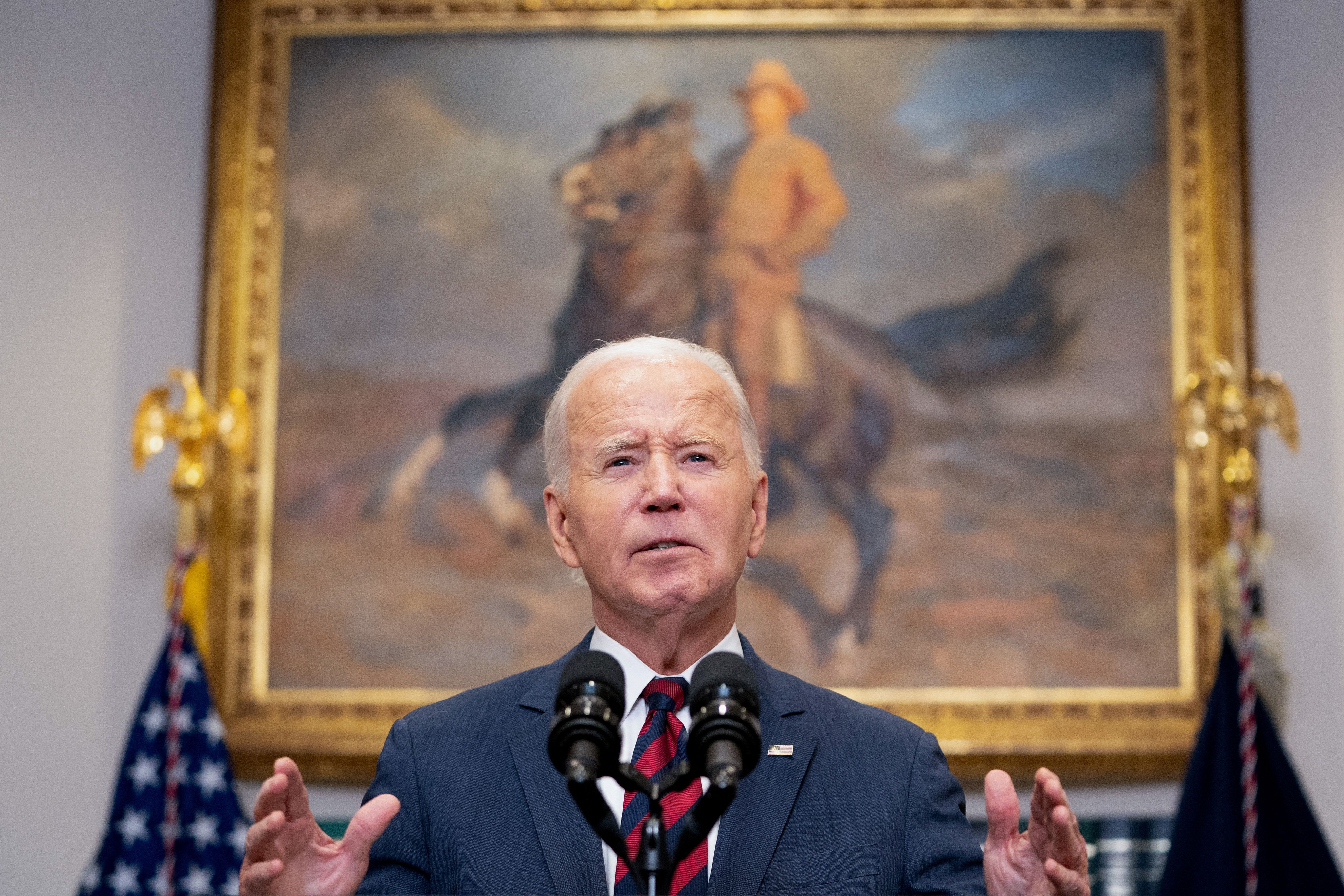 Biden faz pronunciamento sobre furacão Milton