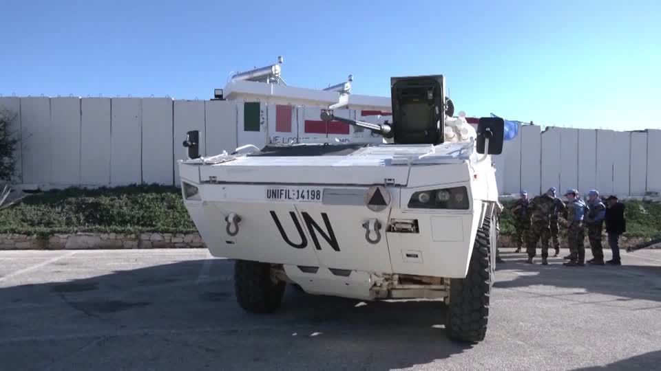 Imagens de arquivo de soldados da missão de paz da ONU no Líbano, a Unifil