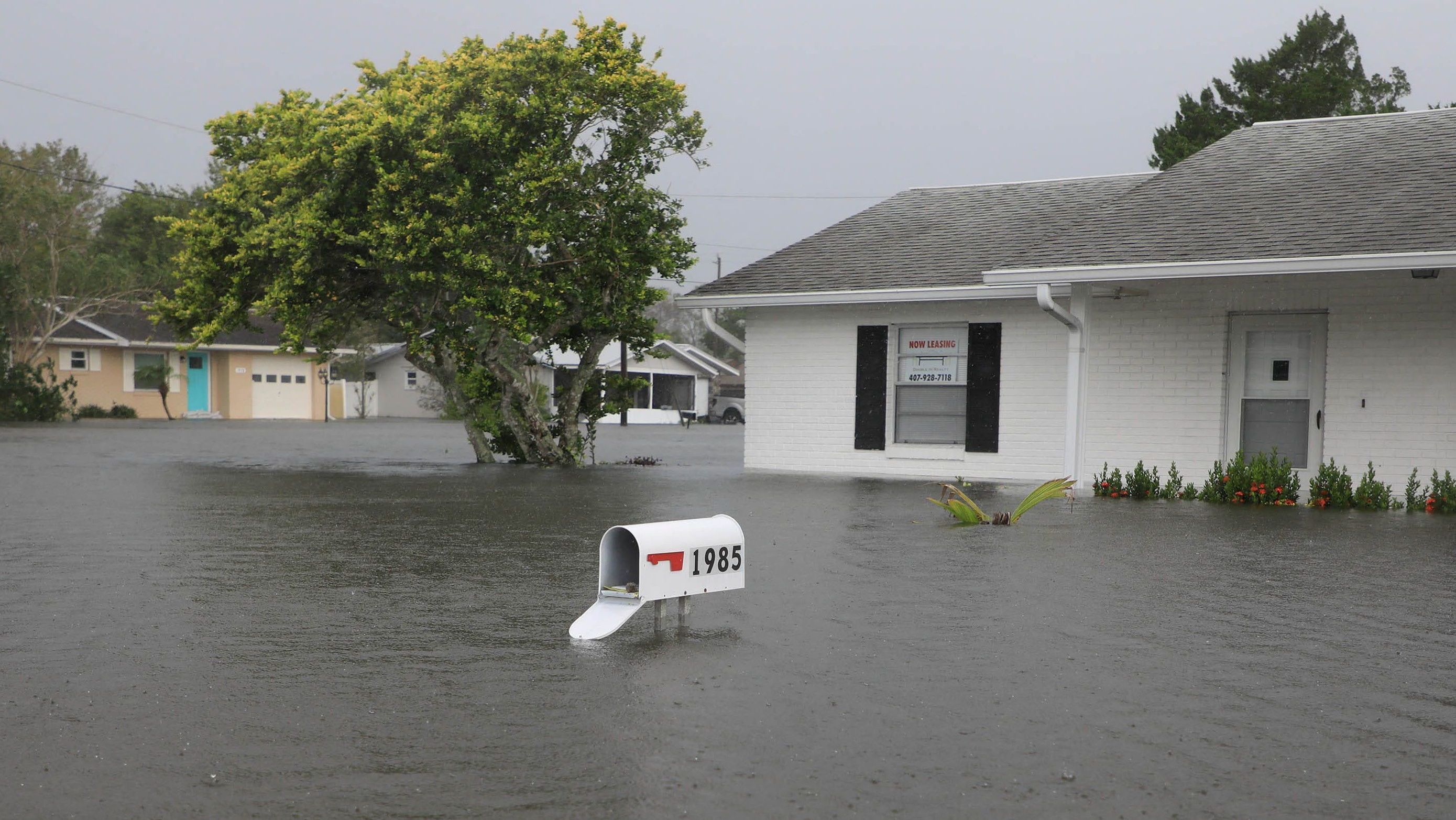 Enchente em South Daytona, Flórida