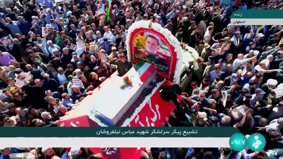 Iran's Guards commander speaks at funeral of deputy killed in Israeli strikes
