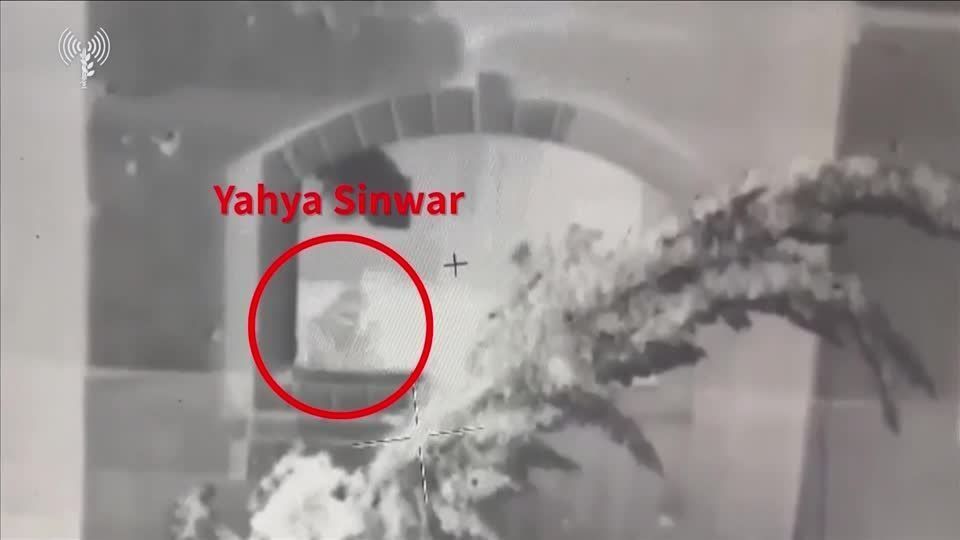 Vídeo de momentos finais do líder máximo do Hamas, Yahya Sinwar. • EXÉRCITO DE ISRAEL
