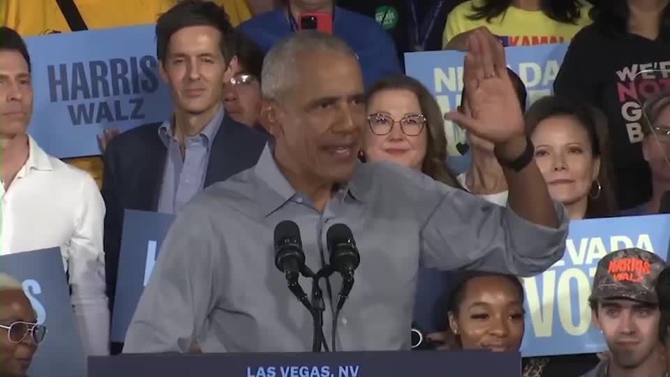 Election 'going to be tight', Obama courts voters for Harris in swing state Nevada