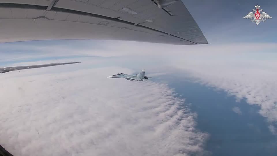 Russian strategic bombers patrol over neutral waters of Sea of Japan