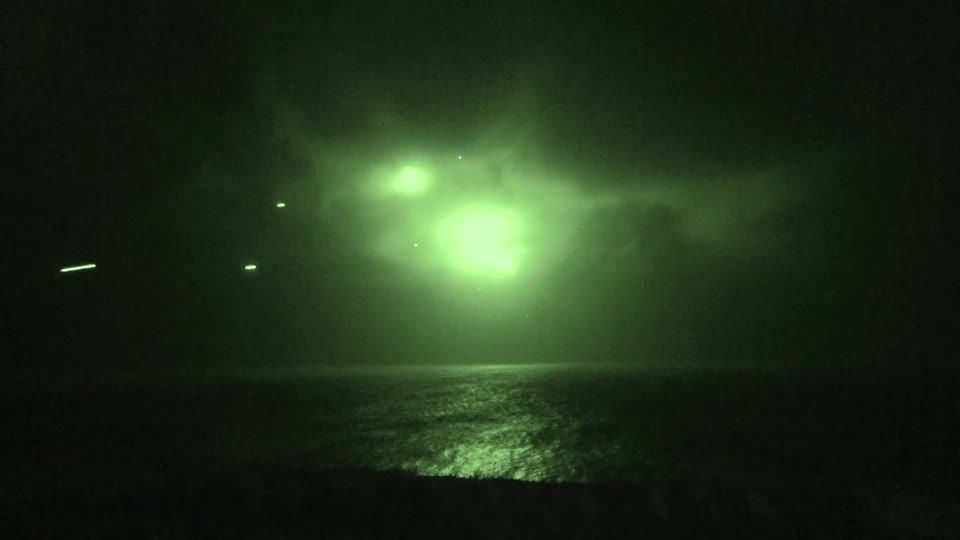 Taiwan conducts live fire drills at night