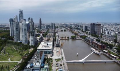 Vista da região de Puerto Madero, em Buenos Aires 21/11/2023 REUTERS/Agustin