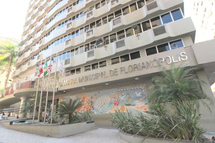 Prédio da Câmara Municipal de Florianópolis, em Santa Catarina