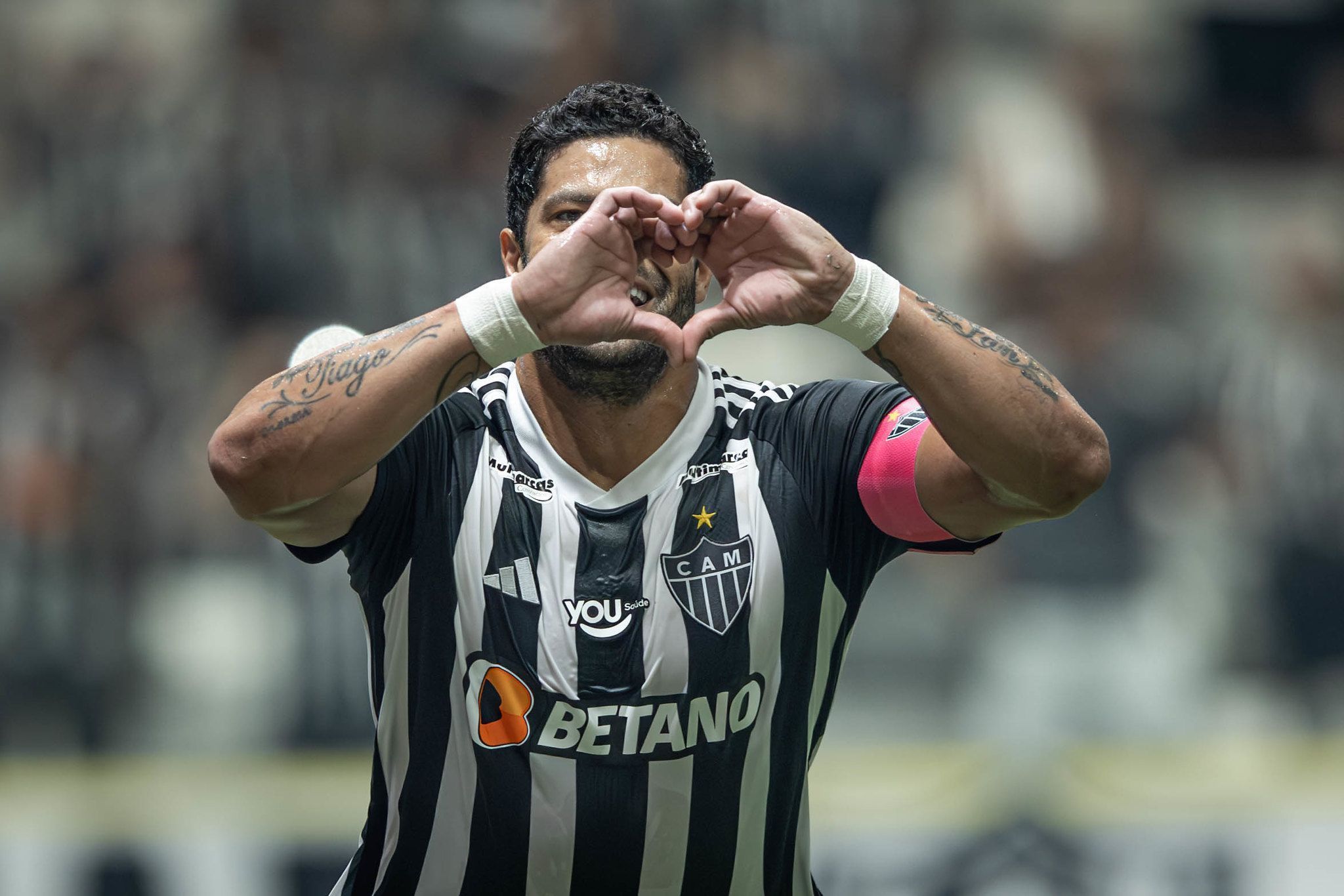 Atacante Hulk é um dos responsáveis pelo êxito do Atlético-MG na temporada; são mais de 40 gols em 2024