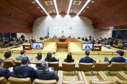 Sessão plenária do STF