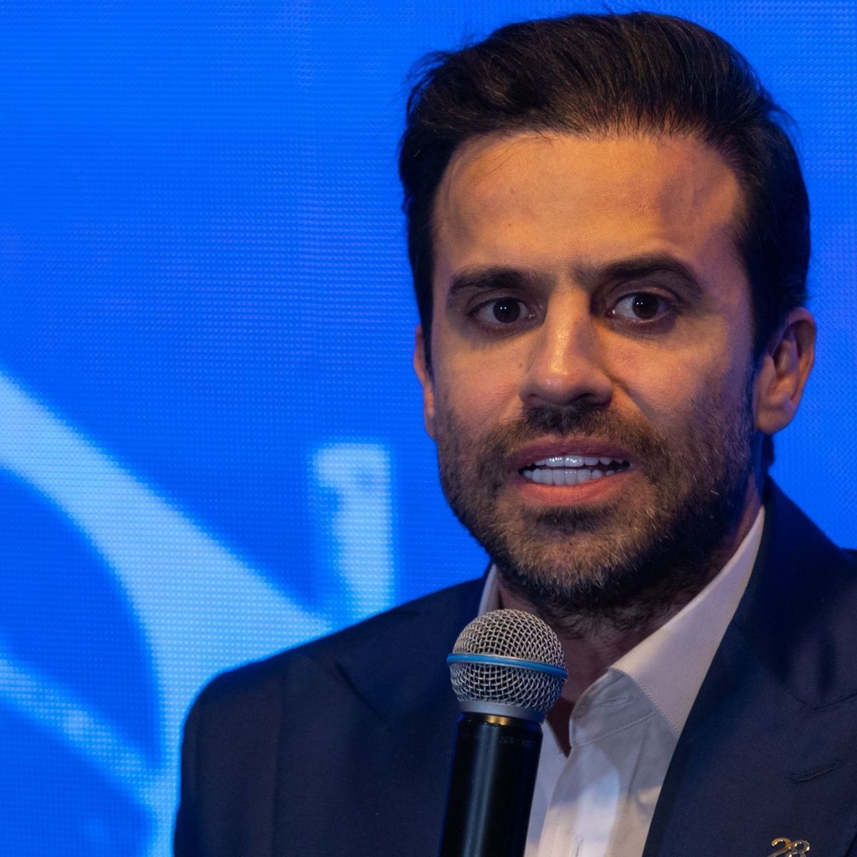 Pablo Marçal durante participação em evento político