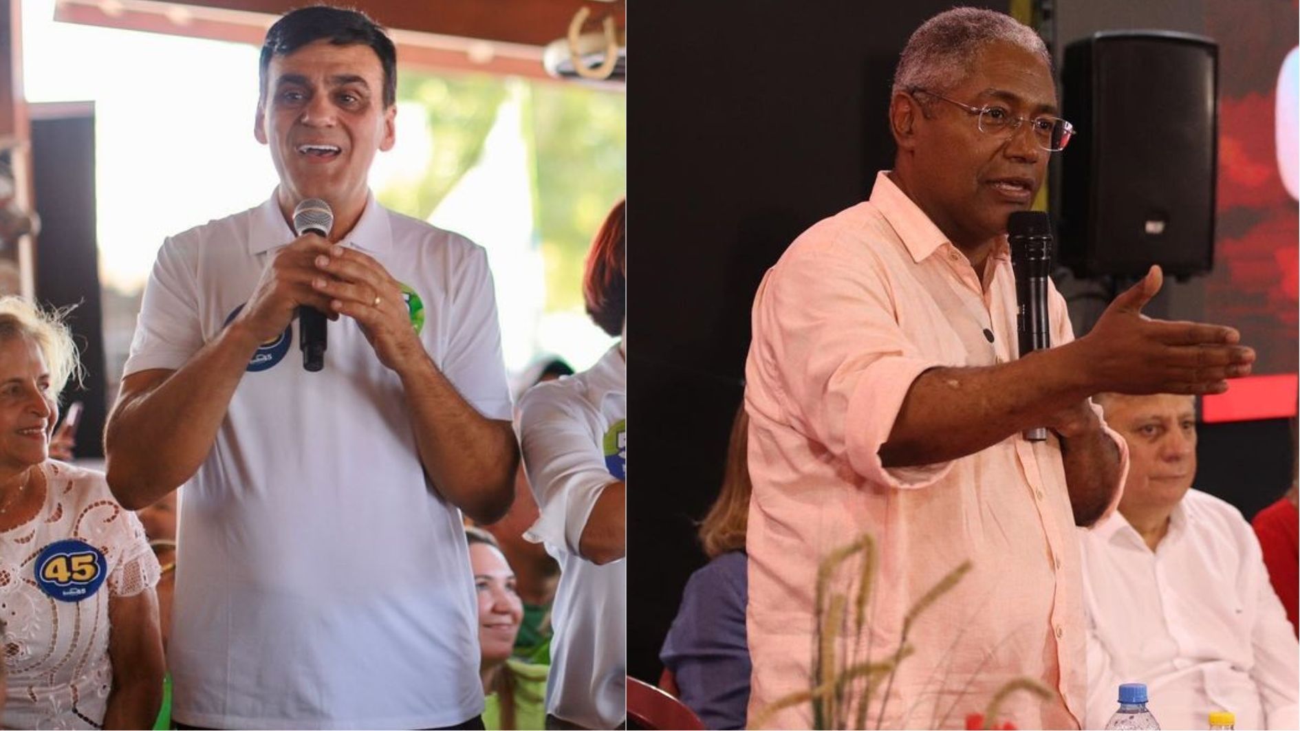 Naumi Amorim e Waldemir Catanho