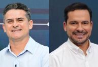Debate em Manaus é marcado por provocações entre David Almeida e Alberto Neto