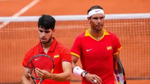 Rafael Nadal pode fazer último jogo ao lado de Alcaraz