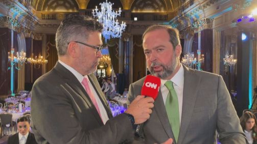 Alexandre Silveira em entrevista à CNN