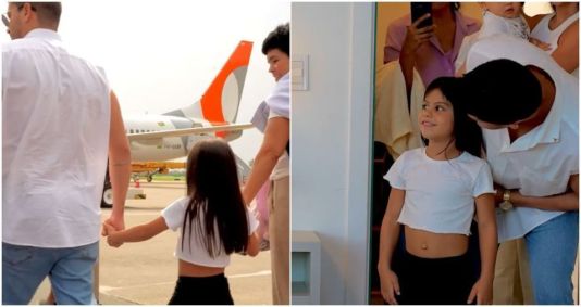 Arthur Aguiar e filha